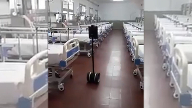 Corrientes sumó un robot enfermero a su hospital de campaña para coronavirus