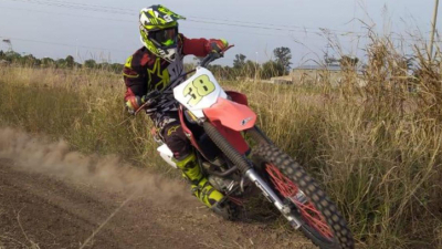 Ezequiel Allende mantiene el ritmo en la pista que él mismo construyó