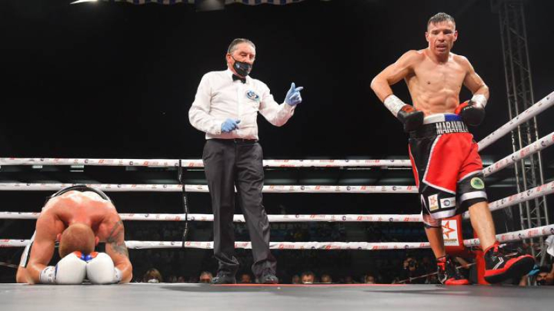 Maravilla regresó con un triunfo soñado: ganó por nocaut