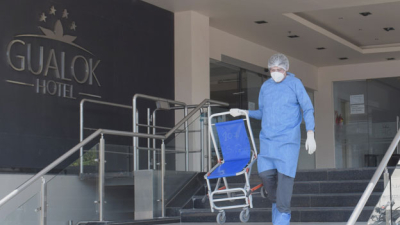 La jefa del servicio 107 aislada en el Gualok