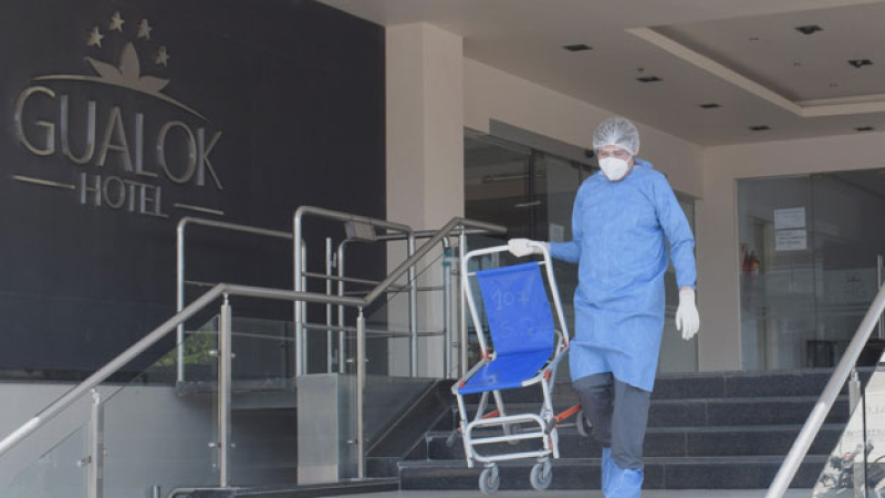 La jefa del servicio 107 aislada en el Gualok