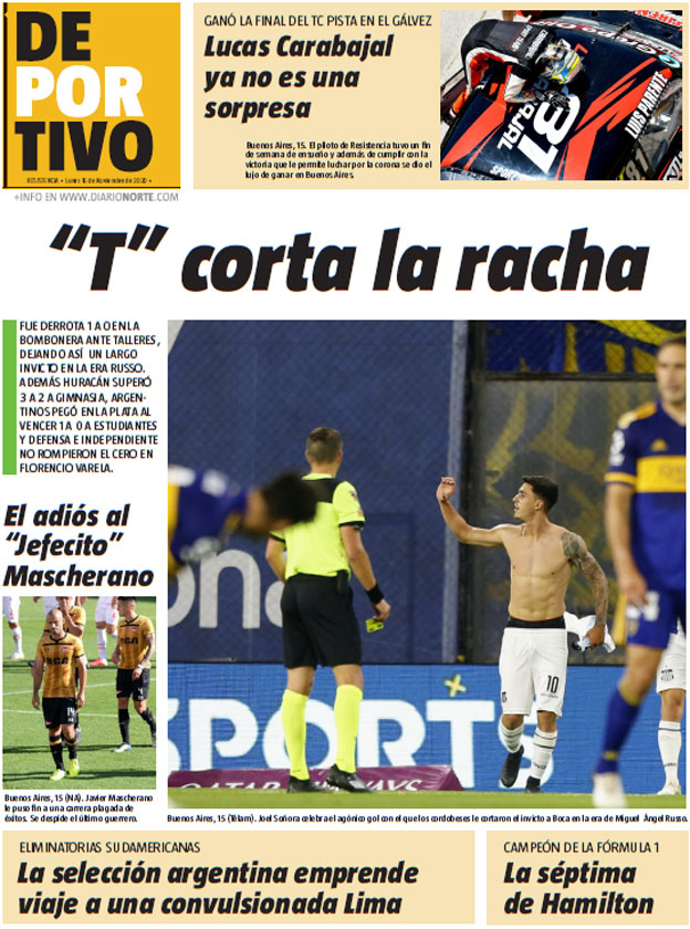 “T” corta la racha