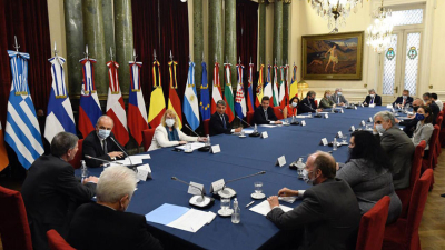 Massa recibió a embajadores de la Unión Europea