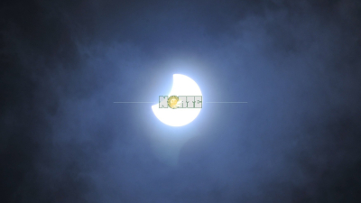 Imágenes del eclipse solar en Resistencia