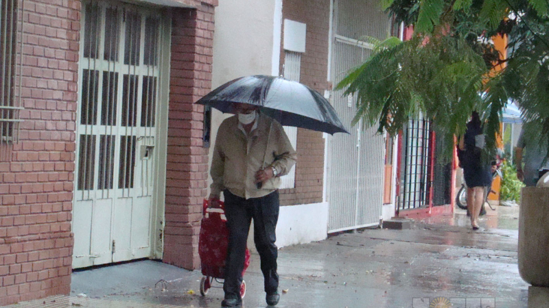 Intensas lluvias en Resistencia y descenso de temperatura
