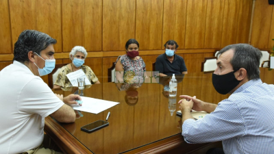 Familiares de Marciano Ortiz se reunieron con el gobernador