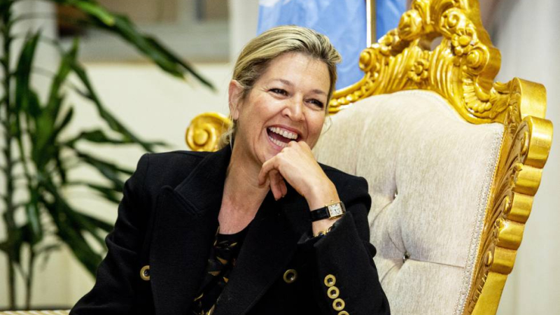 El descuido de Máxima de Holanda en una videollamada del que todo el mundo habla