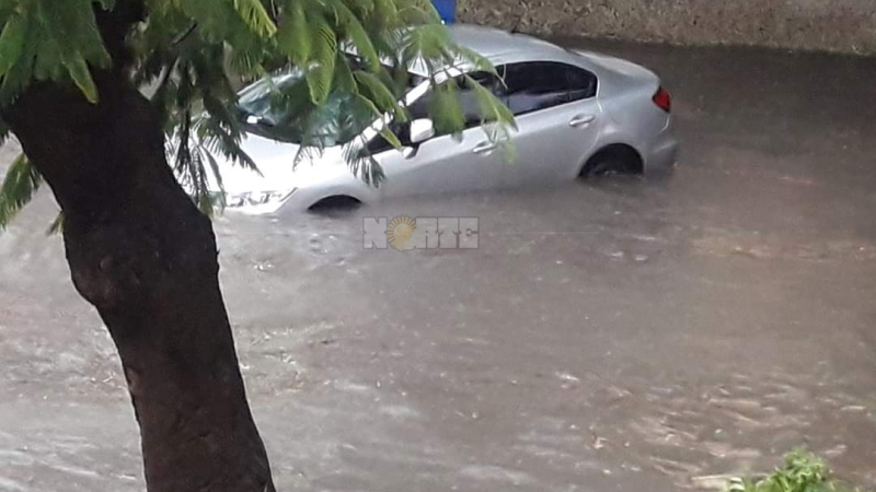 Más de 100 milímetros de lluvia caída en cinco horas complicaron a Resistencia