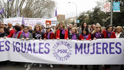 España: prohibirá todas las manifestaciones del 8M con previsión superior a 500 asistentes