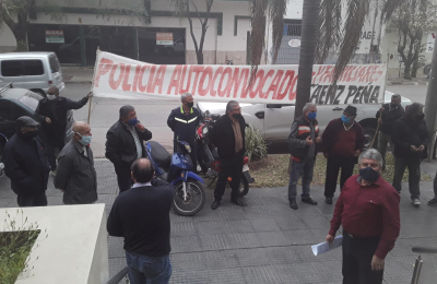 Policías autoconvocados rechazan la pauta salarial fijada para este año