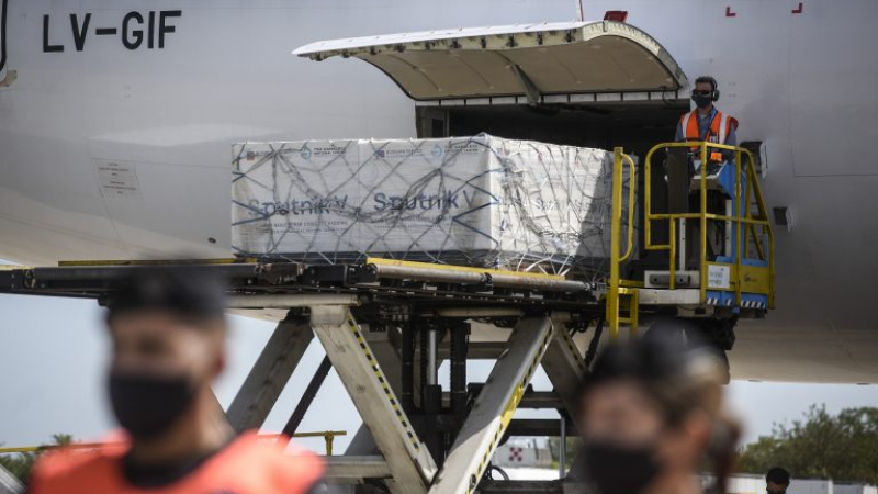Argentina tiene 330 mil nuevas dosis 1 de la vacuna Sputnik V