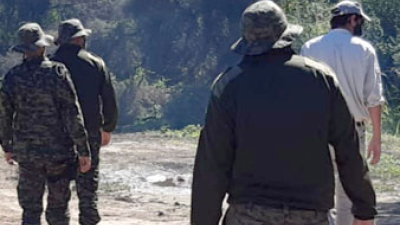 Desmontaba ilegalmente una zona boscosa en General Pinedo