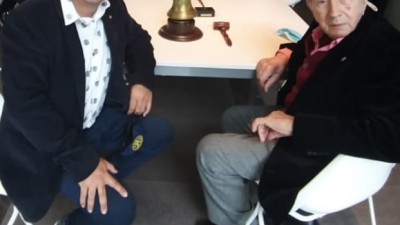 Luis Landriscina es socio honorario del Rotary Resistencia Oeste