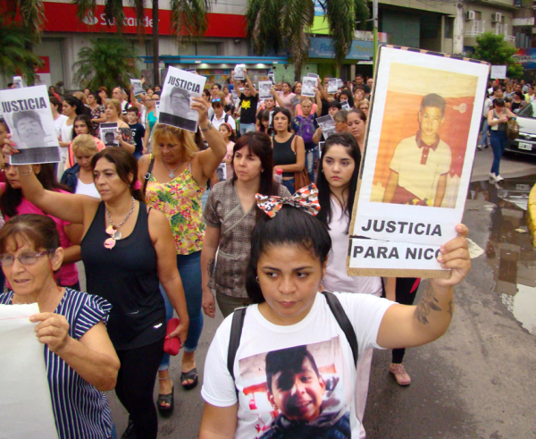 MARCHAN RECLAMANDO JUSTICIA FAMILIARES Y AMIGOS DE VÍCTIMAS DE LA INSEGURIDAD. 18-02-20. FABIÁN MALDONADO