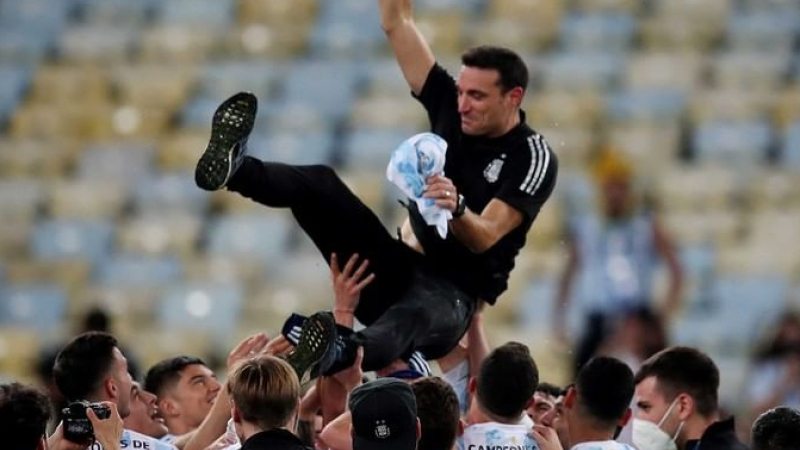 Scaloni: "Fuimos los mejores"