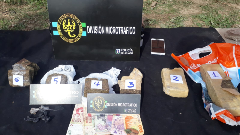 Resistencia: un integrante de una  cooperativa llevaba dos kilos de droga