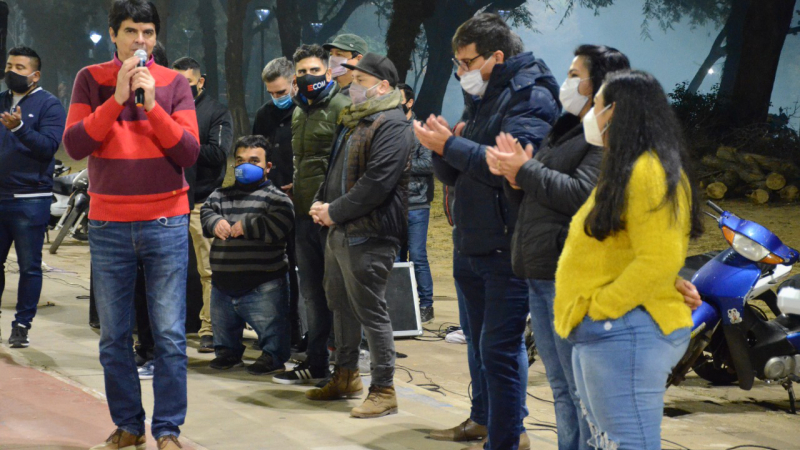 Fabián Ríos: "Nosotros no venimos a ser espectadores, venimos a ser protagonistas de esta historia junto con ustedes"