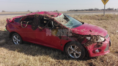Tres personas heridas en siniestro vial en Ruta 89