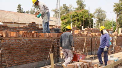 San Martín: la esperada obra del hospital, a buen ritmo y con trabajadores locales