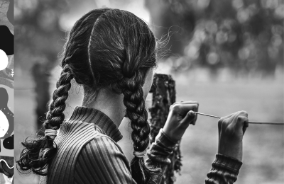 Te quedan lindas las trenzas