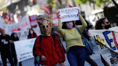 La juventud mundial volvió a las calles para denunciar a los causantes del cambio climático