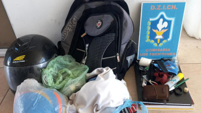 Los Frentones: recuperaron dos motos y bienes sustraídos a un docente
