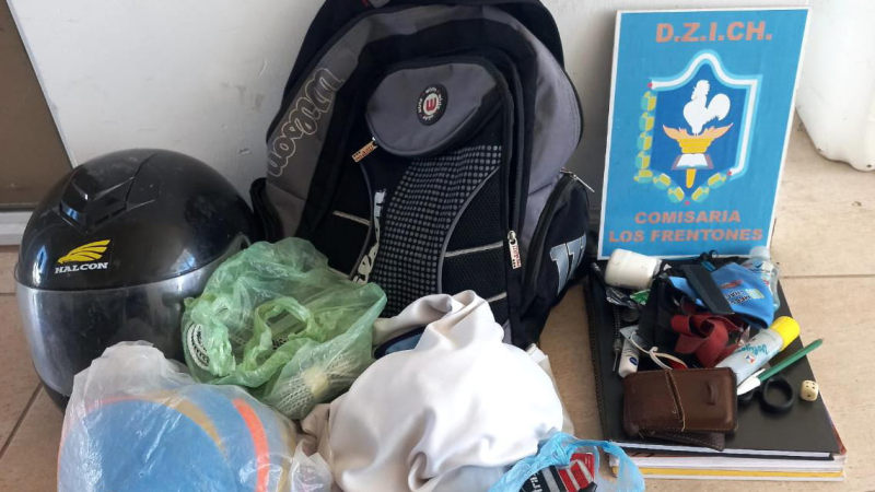 Los Frentones: recuperaron dos motos y bienes sustraídos a un docente