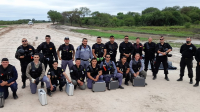 Capacitaron a efectivos de la Sección Explosivos