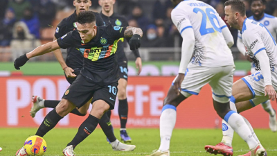 Con un gol de Lautaro Martínez, Inter venció al Napoli
