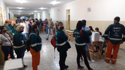 Masiva concurrencia en la elección del sindicato municipal