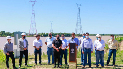 Anunciaron la conclusión de la línea Rincón Santa María-Puerto Bastiani