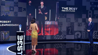 Lewandowski se quedó con el Premio The Best de la FIFA 2021