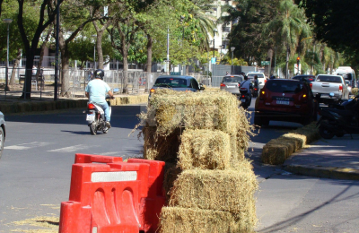 Karting callejero: caos en el tránsito y bronca en el centro