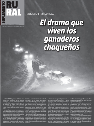 El drama que viven los ganaderos chaqueños 
