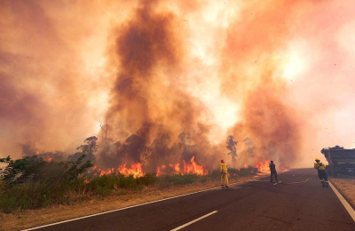 Valdez anunció que el presidente sobrevolará las zonas incendiadas