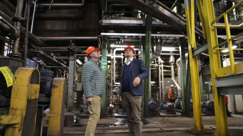 Gestiones en Italia para ampliar la inversión local de un grupo industrial de gran escala