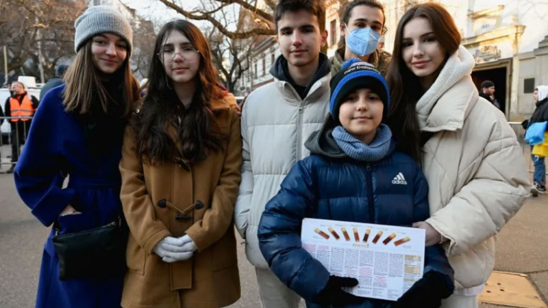 Un niño ucraniano logró escapar solo a Eslovaquia