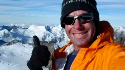 Alpinista argentino quedó atrapado en una avalancha y sufrió graves heridas