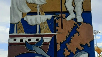 Murales sobre Malvinas en la provincia del Chaco