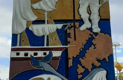 Murales sobre Malvinas en la provincia del Chaco