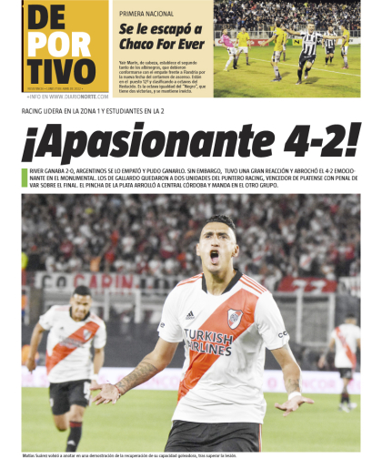 ¡Apasionante 4-2!