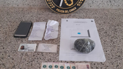 Villa Ángela: trasladaba cocaína valuada en más de 730 mil pesos