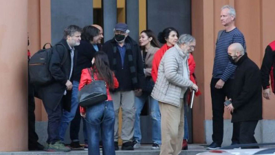 Robert De Niro llegó a la Argentina para iniciar el rodaje de una serie
