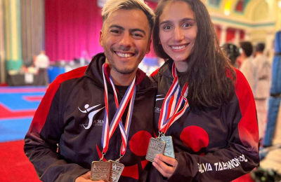 Milagros Acosta y Axel Vargas, campeones en Inglaterra