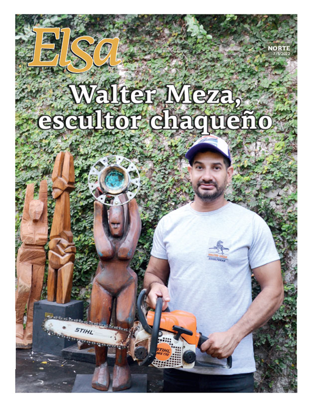 Walter Meza, escultor chaqueño
