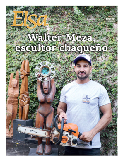 Walter Meza, escultor chaqueño