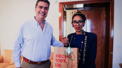 El gobernador se reunió con la embajadora argentina en el Vaticano