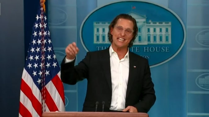 Emotivo discurso del actor Matthew McConaughey en la Casa Blanca