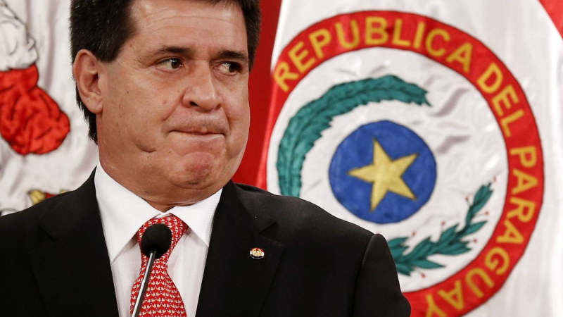 Cartes y su familia, declarados "significativamente corruptos" por EEUU