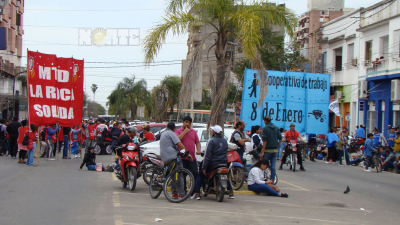 Solo estuvo 24 horas detenido el piquetero que sustrajo moto en operativo